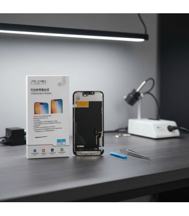 Modulo Display Para iPhone 13 Jcid Autoprogramable 60hz Oled Negro "SIN MENSAJE DE PIEZA DESCONOCIDA"