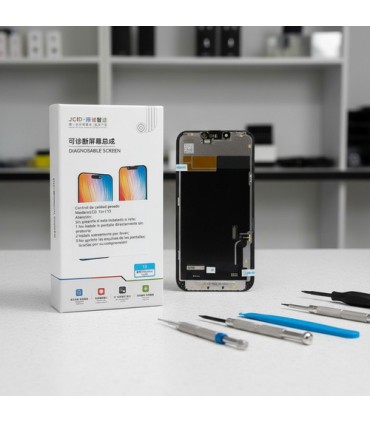 Modulo Display Para iPhone 13 Jcid Autoprogramable 60hz Oled Negro "SIN MENSAJE DE PIEZA DESCONOCIDA"