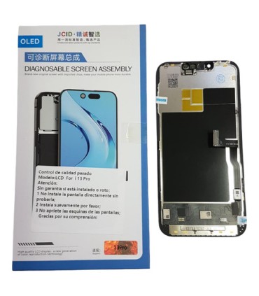 Modulo Display Para iPhone 13 Pro Diagnosable JCID 120hz Oled Negro