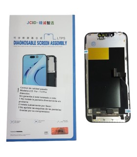 Modulo Display Para iPhone 13 Pro Autoprogramable JCID 90hz Incell Negro "SIN MENSAJE DE PIEZA DESCONOCIDA"