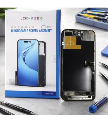 Modulo Display Para iPhone 14 Pro Max Diagnosable JCID 90hz Incel Negro