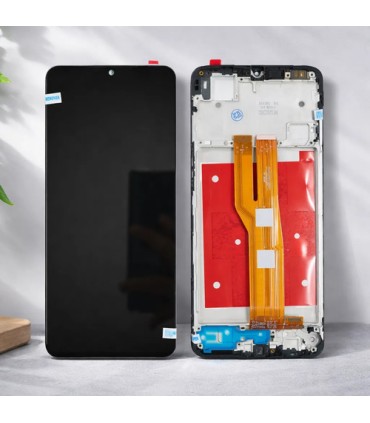 Modulo Pantalla Tactil Para Samsung A07 4g Pls Lcd Con Marco Negro
