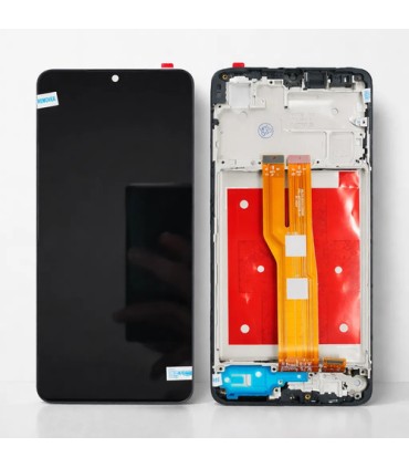 Modulo Pantalla Tactil Para Samsung A07 4g Pls Lcd Con Marco Negro