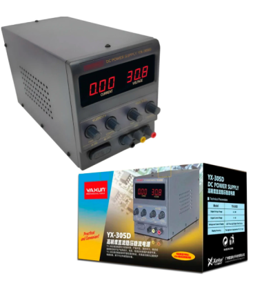 FUENTE DE PODER REGULABLE  YA XUN YX305D YX-305D 30V 5AMP
