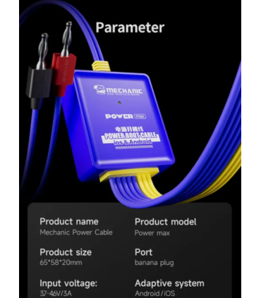 CABLE PULPO MECHANIC PARA FUENTE POWER MAX IPHONE ANDROID 4000 MODELOS HASTA IPH16 PRO MAX