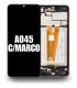Módulo Pantalla Tactil Samsung A04 A045 Con Marco Negro Original
