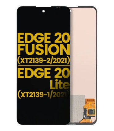 Modulo Pantalla Motorola Edge 20 Lite / 20 Fusion Xt2139 Negro Incell