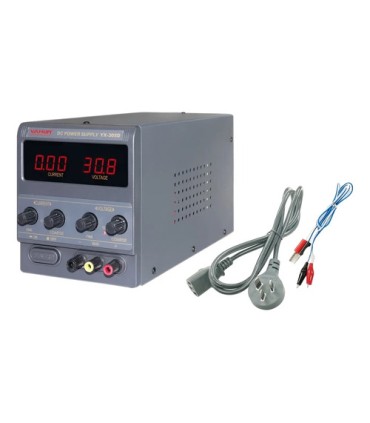 Combo Fuente De Poder 30v 5amp 305d + Cable Pulpo Mechanic Android iPhone Negro