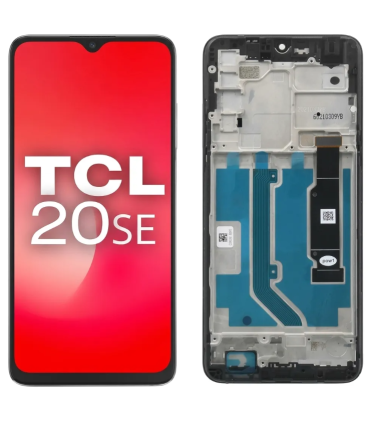 Modulo Display Pantalla Tactil Para Tcl 20 Se Marco Original Negro