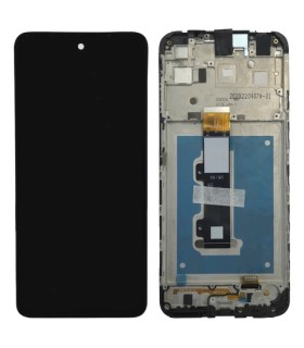 Modulo Display Pantalla Motorola E32 Original Con Marco Negro