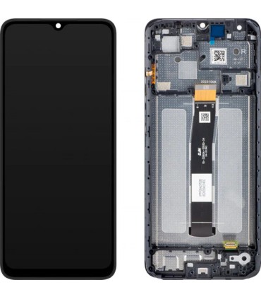 Modulo Display Pantalla Xiaomi Redmi 12c Original Marco Negro