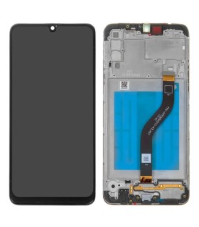 Modulo Pantalla Display Samsung A20s Incell Con Marco Negro