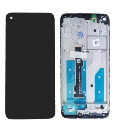 Modulo Pantalla Display Motorola G8 Xt2045 Con Marco Negro