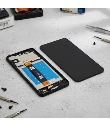 Modulo Display Pantalla Tcl 605 Original Con Marco Negro