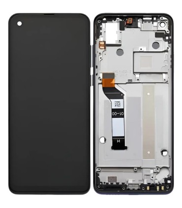 Modulo Pantalla Motorola One Action Xt2013 Con Marco Original