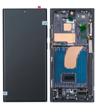 Modulo Pantalla Display Samsung S23 Ultra Oled con Marco Negro