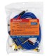 Cable Pulpo Fuente yaxun Ys-s116 Para iPhone hasta 17 Pro Max Y Android Azul Marino