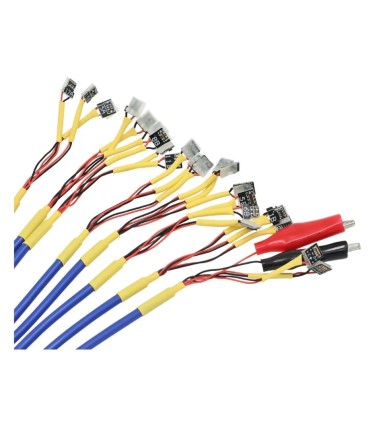 Cable Pulpo Fuente yaxun Ys-s116 Para iPhone hasta 17 Pro Max Y Android Azul Marino