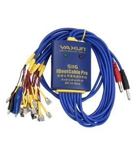 Cable Pulpo Fuente yaxun Ys-s116 Para iPhone hasta 17 Pro Max Y Android Azul Marino