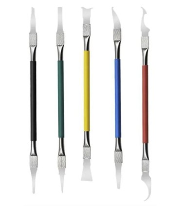 KIT ESPATULAS REPARACION 5 EN 1 PROFESIONAL 10 PUNTAS TE-018 CROWBAR