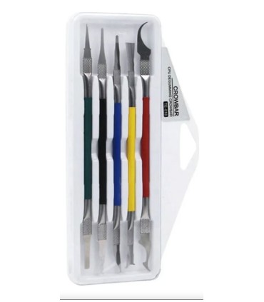 KIT ESPATULAS REPARACION 5 EN 1 PROFESIONAL 10 PUNTAS TE-018 CROWBAR