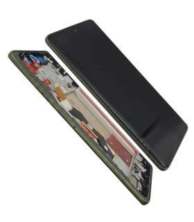 MODULO PANTALLA MOTOROLA EDGE 60 PRO MARCO VERDE ORIGINAL