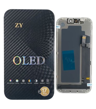 Modulo Display Zy iPhone 17 Pro Ic Removible Oled Negro