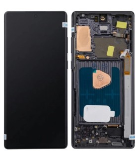 Modulo Display Pantalla Samsung Note 20 Oled Con Marco Gris Oscuro