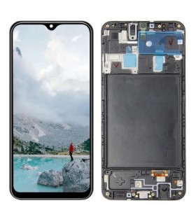 MODULO SAMSUNG A20 A205 INCELL NEGRO CON MARCO